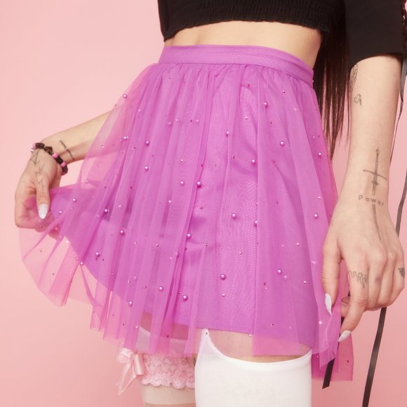 Plum Fairy Glam Mother Tulle Skirt - Picture 2 of 7